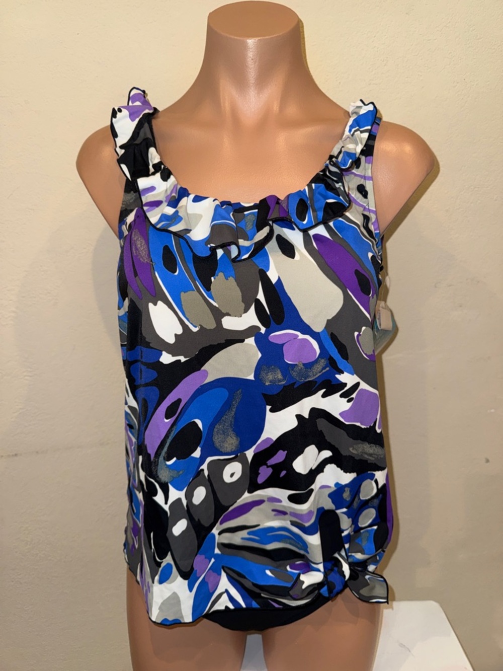 NWT Swim Solutions Tankini set size 8
